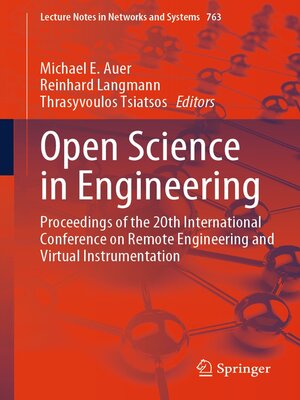 cover image of Open Science in Engineering